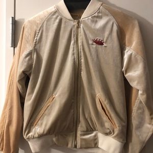 Spring Glam Bomber Jacket Velvet